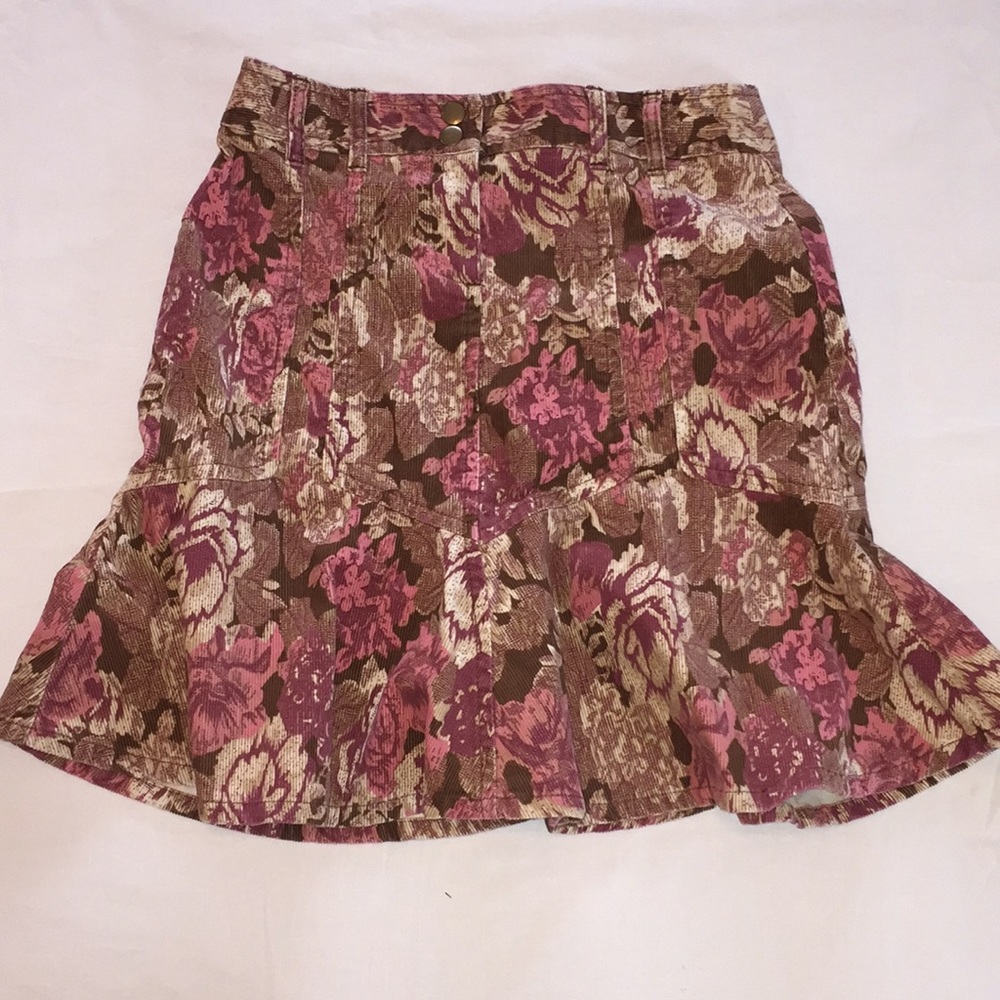 Courdoy Flower LOFT Skirt
